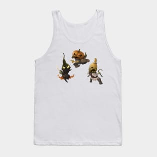 Halloween Pumpkinhead Trio Tank Top